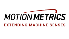 Motion Metrics logo with text: Extending Machine Senses logo.