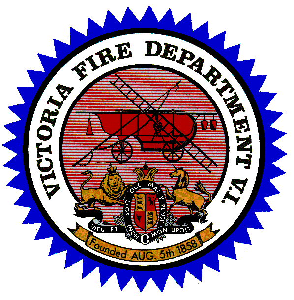 Victoria Fire Department logo.